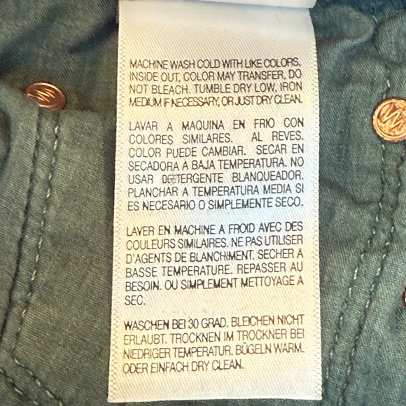 Mother‎ Looker Ankle Fray A Run In The Park Thunderstorm Skinny Jeans Size 28 - Picture 13 of 15